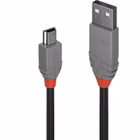 Immagine di 0,5m USB 2.0 kabel a/mini-b, anthra
