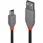 Immagine di 3m USB 2.0 kabel a/mini-b, anthra