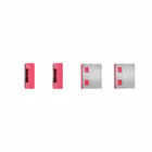 Immagine di Serrature per porte USB rosa