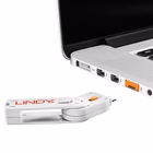 Immagine di Serrature per porte USB arancioni