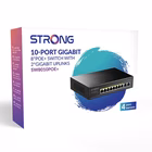 Immagine di Switch STRONG Switch 8 Porte Gibabit POE+ SW8010POEP