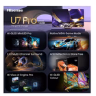 Immagine di Tv 65" uhd 4K (3840x2160) HISENSE 65 U7S PRO MINI LED 4K ULTRA HD SMART VIDAA REFRES 65U7S-PRO