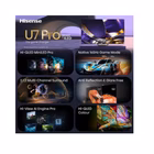Immagine di Tv 75" uhd 4K (3840x2160) HISENSE 75 U7S PRO MINI LED 4K ULTRA HD SMART VIDAA REFRES 75U7S-PRO