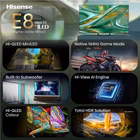 Immagine di Tv 85" uhd 4K (3840x2160) HISENSE 85 E8S MINI LED 4K ULTRA HD SMART VIDAA REFRESH RA 85E8S