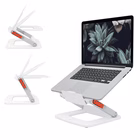 Immagine di Supporto per laptop multi-angolo regolabile LEITZ ERGO in plastica riciclata colore bianco