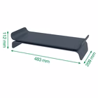 Immagine di Supporto per monitor LEITZ ERGO colore grigio scuro