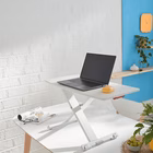 Immagine di Postazione Sit-Stand LEITZ ERGO COSY colore grigio chiaro