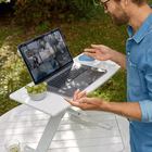 Immagine di Postazione Sit-Stand LEITZ ERGO COSY colore grigio chiaro