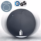 Immagine di Palla da seduta LEITZ ERGO ACTIVE anti rotolamentodiametro cm 55 colore grigio scuro