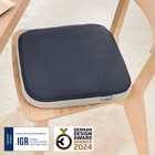 Immagine di Cuscino oscillante LEITZ ERGO ACTIVE in tessuto colore grigio scuro