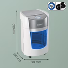 Immagine di Distruggidocumenti a frammenti LEITZ IQ OptiMax Small Office 350 P5 livello sicurezza P-5