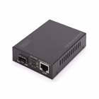 Immagine di Accessori per dipositivi di rete DIGITUS BY ASSMAN Convertitore multimediale Gigabit PoE, RJ45 / SFP