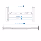 Immagine di Accessori per dipositivi di rete QNAP QNAP Accessories RAIL-B02