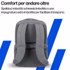 Immagine di Notebook da 16 poliestere grigio HP Zaino resistente all'acqua HP Commute per notebook D5CJ4AA