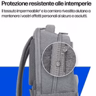 Immagine di Notebook da 16 poliestere grigio HP Zaino resistente all'acqua HP Commute per notebook D5CJ4AA