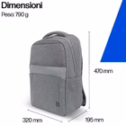 Immagine di Notebook da 16 poliestere grigio HP Zaino resistente all'acqua HP Commute per notebook D5CJ4AA