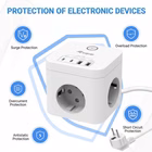 Immagine di 3-outlet power cube with switch