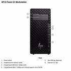 Immagine di Workstation professional intel core ultra 9 HP Z2 G1i Workstation AI Wolf Pro Security Edition D46HJ