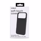 Immagine di Cover CELLY CROMO - Cover in morbido TPU con finitura soft tou CROMO1201BK