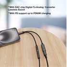 Immagine di 2 in 1 USB-C to 3.5mm audio adapter
