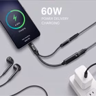 Immagine di 2 in 1 USB-C to 3.5mm audio adapter