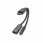 Immagine di 2 in 1 USB-C to 3.5mm audio adapter
