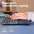 Immagine di TRUST TASTIERA ERGONOMICA CERTIFICATA ERGOCERT WIRELES 25459