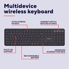 Immagine di TRUST TASTIERA WIRELESS RICARICABILE MULTICONNECT 2 BT + 25633TRS