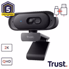 Immagine di Tomar 2k qhd webcam black