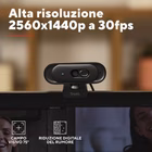 Immagine di Tomar 2k qhd webcam black