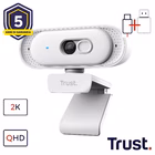 Immagine di Tomar 2k qhd webcam white