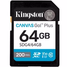 Immagine di Memory Card secure digital xc 64GB KINGSTON SD Canvas Go! Plus 64GB SDG4/64GB