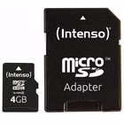 Immagine di Memory Card micro sd hc 4GB INTENSO MICRO SD CLASS 4 4GB 3403450