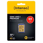 Immagine di Memory Card sdxc/sdhc 64GB INTENSO SDXC UHS-I PREMIUM 64GB 3421490I