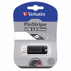Immagine di Verbatim USB drive 3.0 16GB pinstripe black
