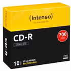Immagine di Cd-r 700 mb/80 m.52x slim case 10pz