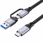 Immagine di 2 in 1 USB 3.2 gen 2x2 c to c 1m