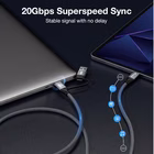 Immagine di 2 in 1 USB 3.2 gen 2x2 c to c 3m