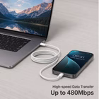 Immagine di USB 2.0 cable, USB-C male 1mt