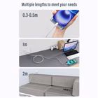 Immagine di USB 2.0 cable, USB-C male 1mt