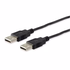 Immagine di USB 2.0 cable a->a 3 0m m/m black