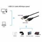 Immagine di USB 2.0 cable a->a 3 0m m/m black