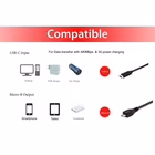 Immagine di USB 2.0 cable microb->c m/m 1 0m ty