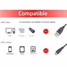Immagine di USB 2.0 type-a to c m/m 3.0m bla