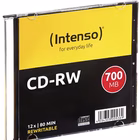 Immagine di Cd-rw 700mb/80 m.12x slim case 10pz
