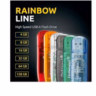 Immagine di Rainbow line USB blue 4GB