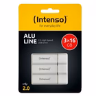 Immagine di Chiavetta 16GB silver USB 2.0 3pz.