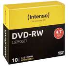 Immagine di Dvd-rw 4.7gb 4x slim case 10pz.