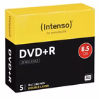 Immagine di Dvd+r 8.5gb 8x jewel case 5 pz.