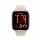 Immagine di Apple Watch SE 3 cellular cassa alluminio mm 44 colore galassia-cinturino Sport sabbia taglia S/M